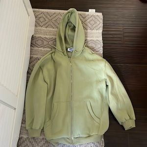 Princess Polly sage green hoodie
